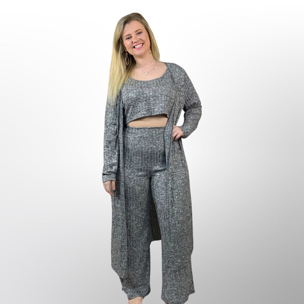 Bella Nights 3 Piece Loungewear Plus