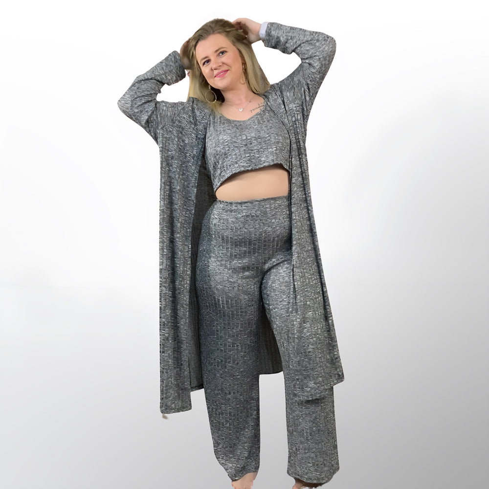 Bella Nights 3 Piece Loungewear Plus