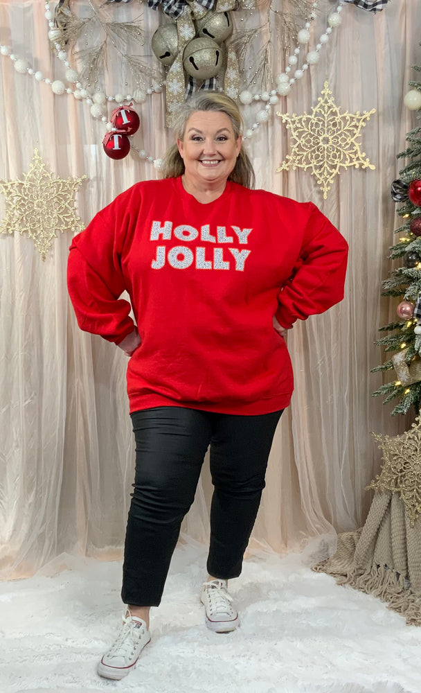 Holly Jolly Sweatshirt Plus