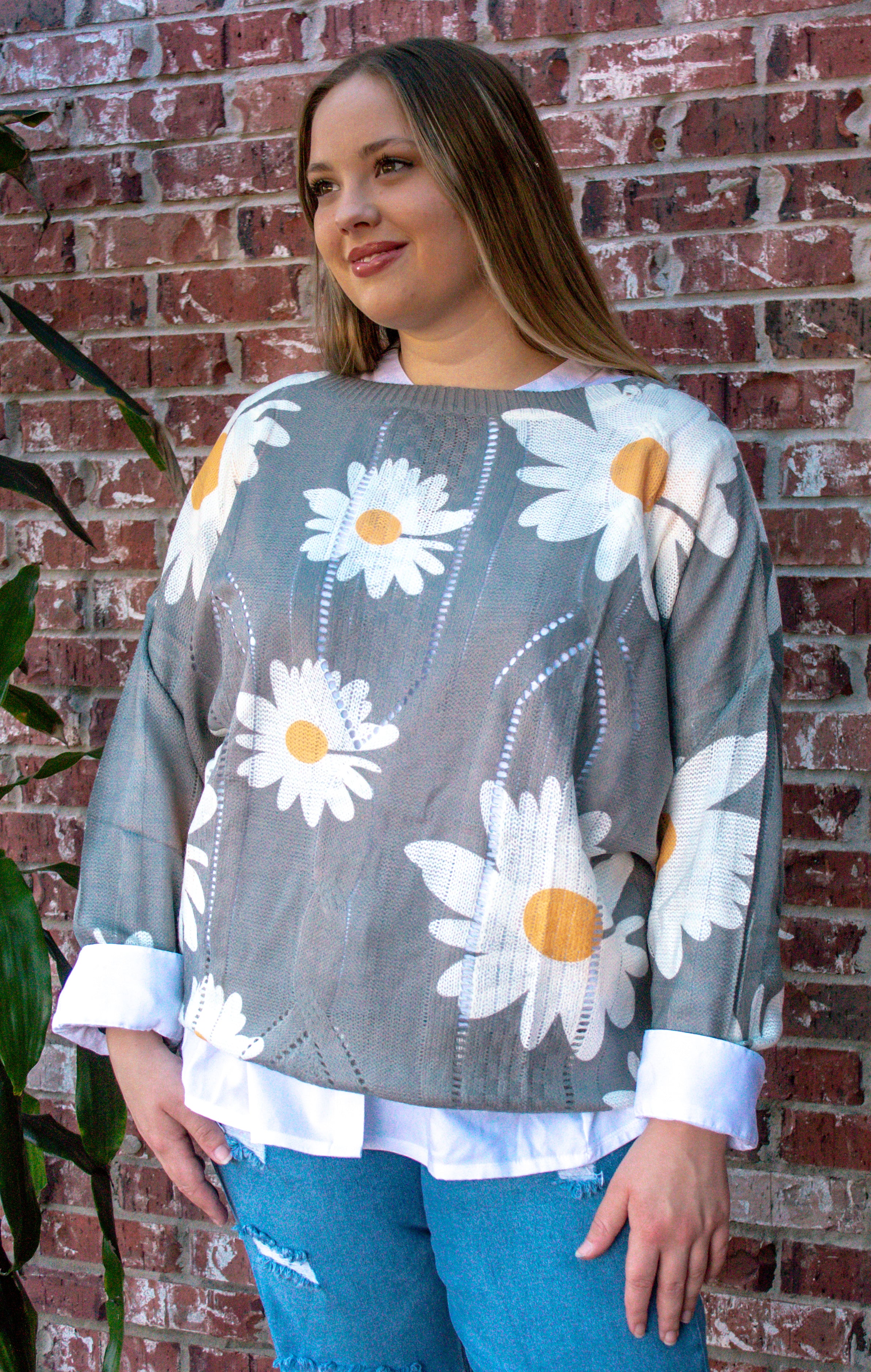 Daisy a Day Sweater